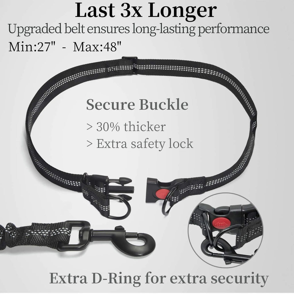 Walk Free: Hands-Free Dog Leash with Zipper Pouch