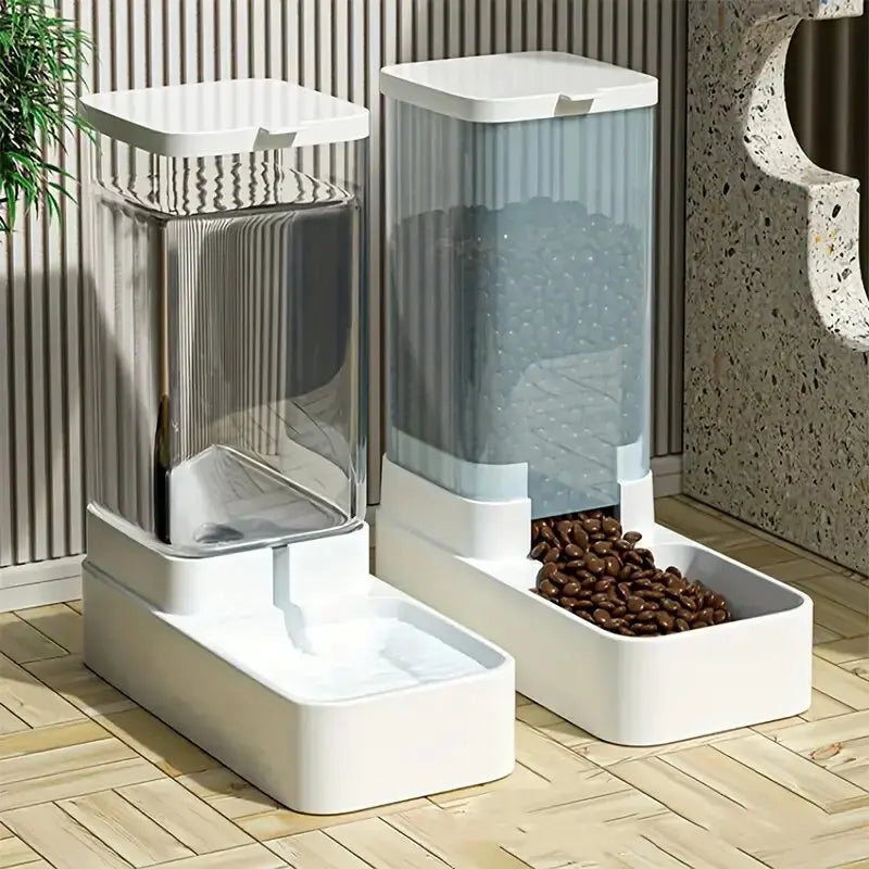 Automatic Pet Feeder and Water Dispenser Set 3.8L