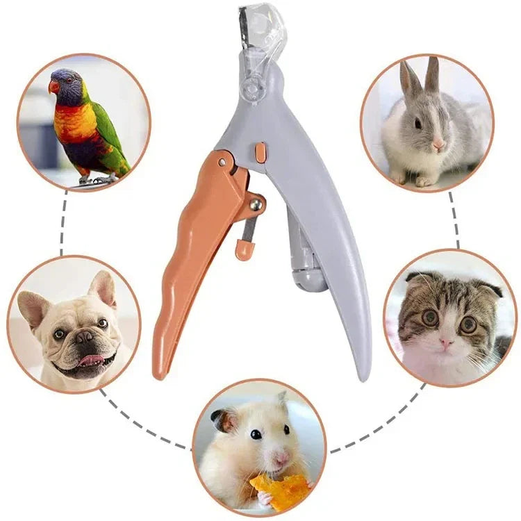 Pet Nail Clipper with LED Light – Stainless Steel Cat & Dog Nail Trimmer