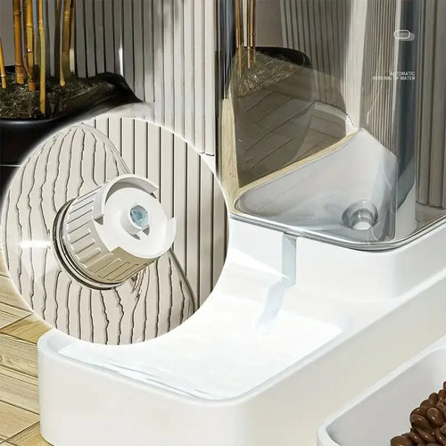 Automatic Pet Feeder and Water Dispenser Set 3.8L
