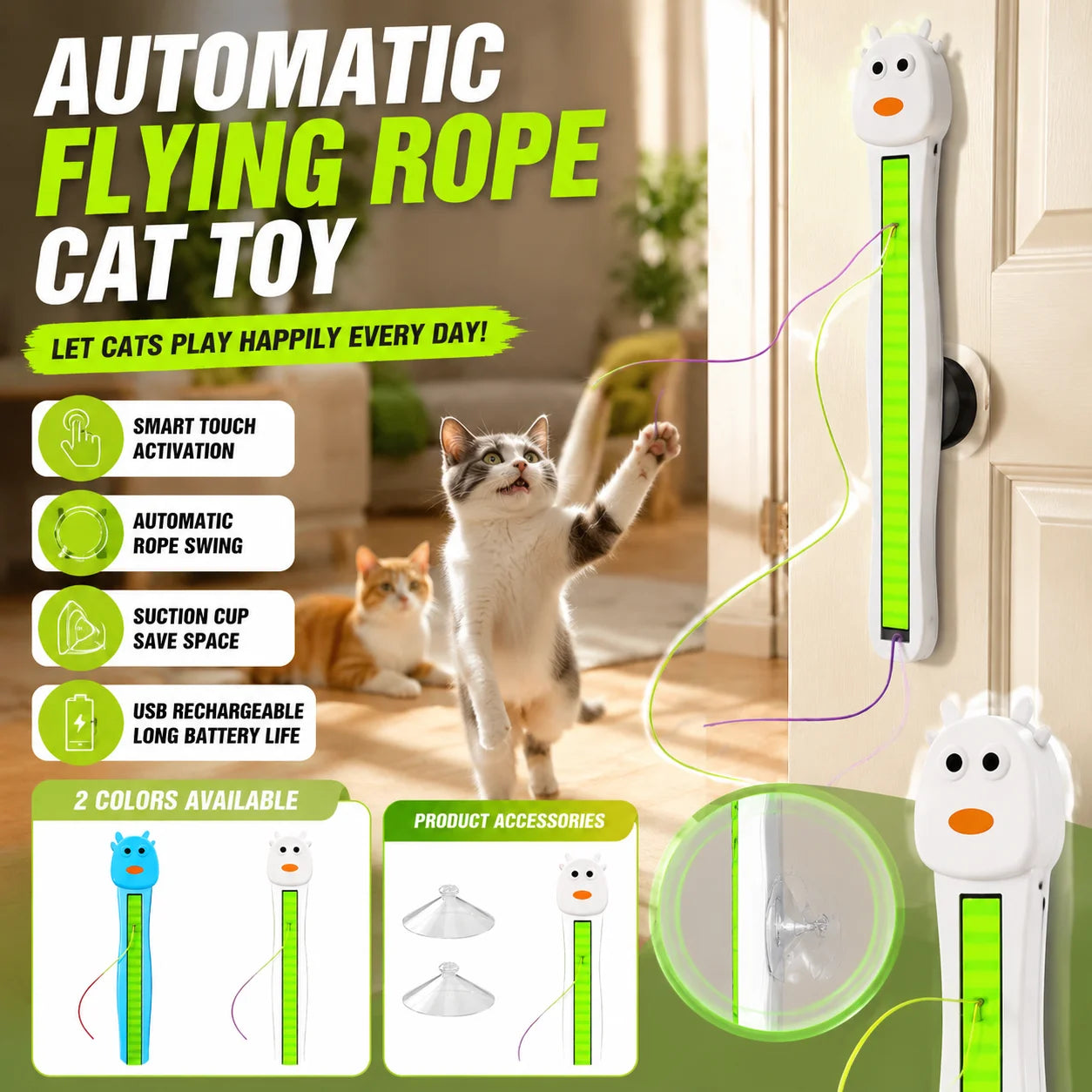 PurrChase Cat Toy  — Endless Fun, Happy Cats