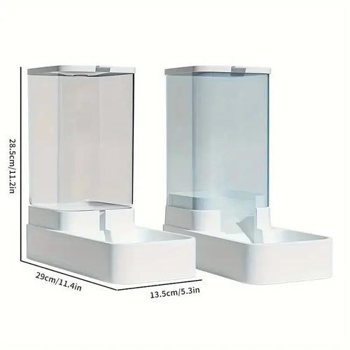 Automatic Pet Feeder and Water Dispenser Set 3.8L